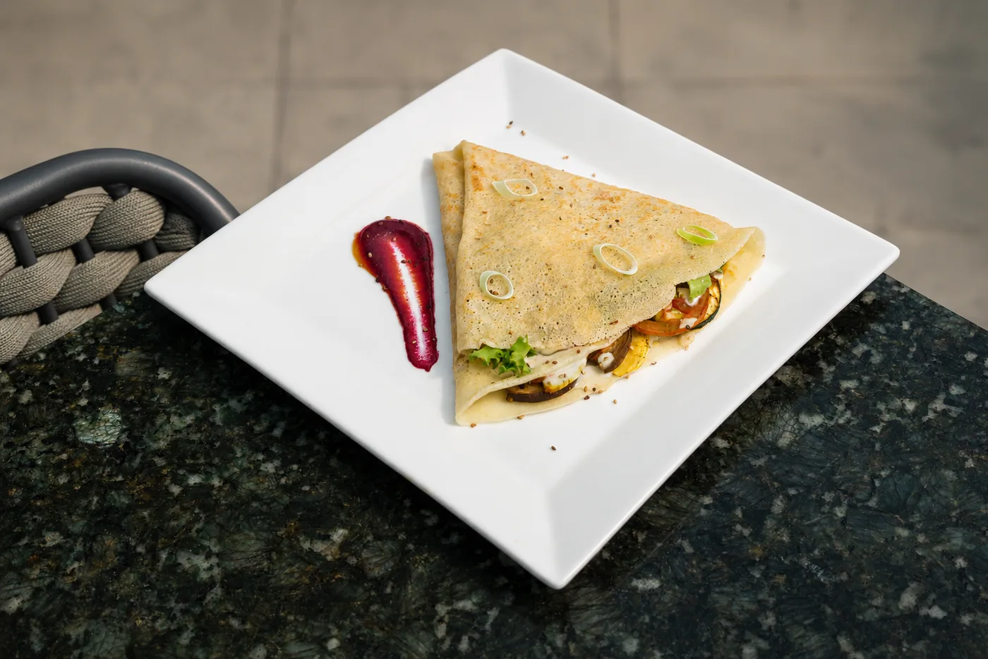 Ratatouille Crepe